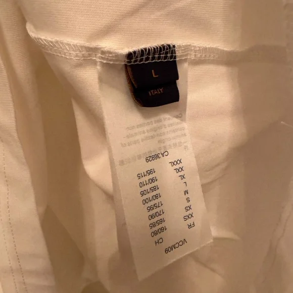 Louis Vuitton LV Lovers White Designer Men's T-Shirt - Picture 4 of 4